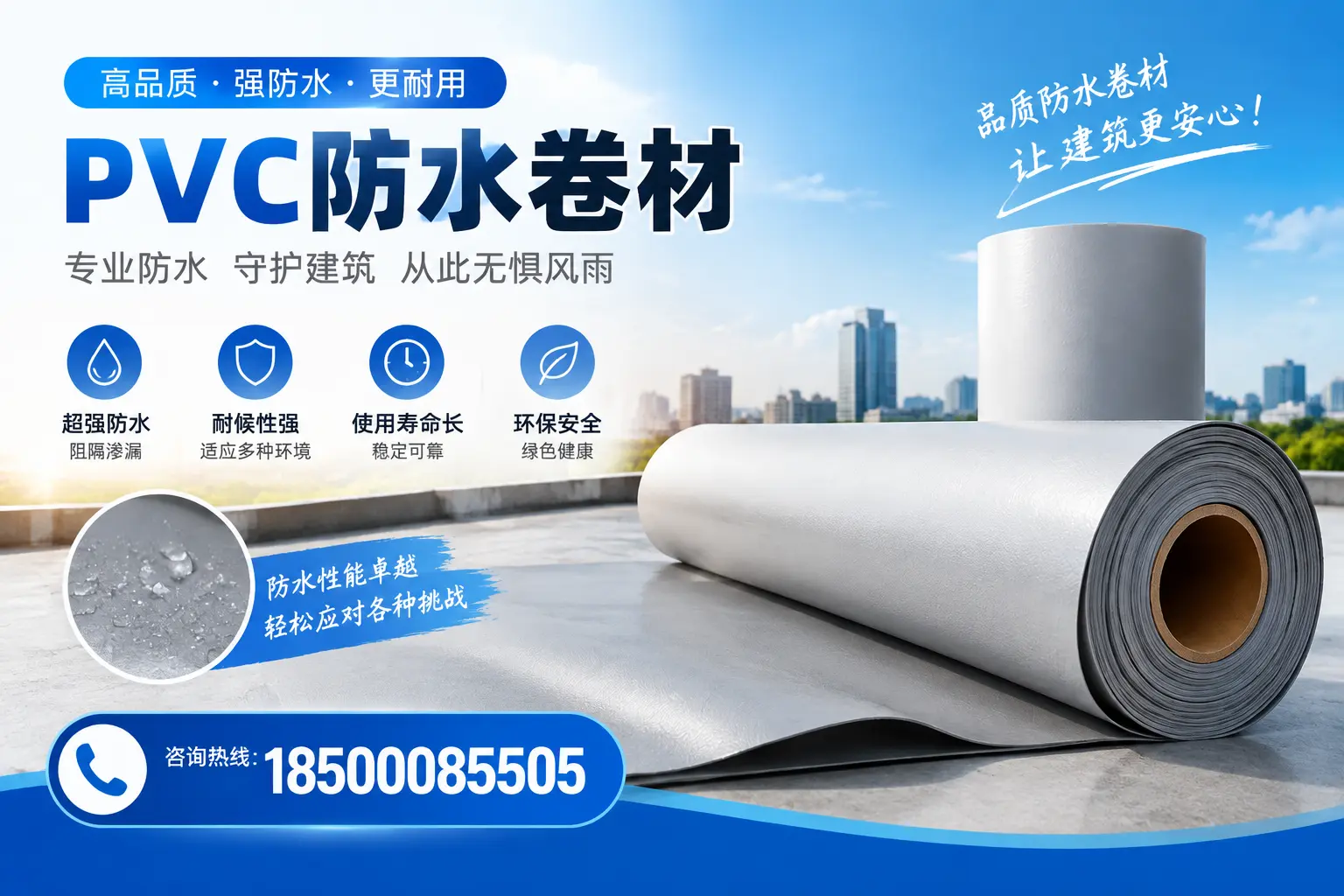 如何选择高质量的PVC防水卷材？郑州消费者必看指南